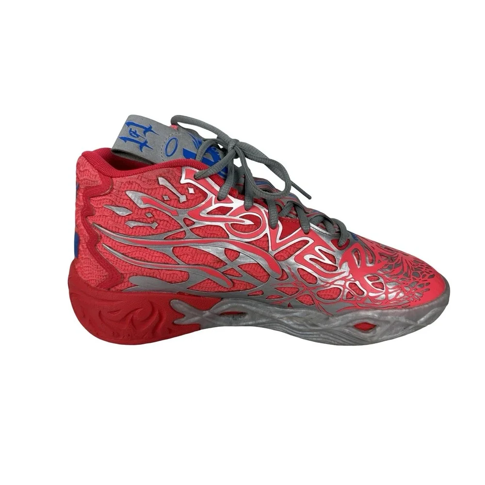 LaMelo Ball PUMA Shoes Size 8 MB.04 Child Puma Red Pink Matte Sneakers